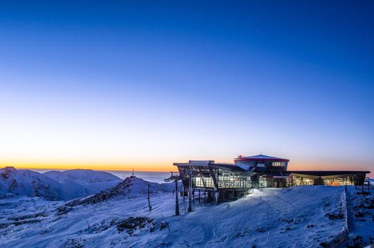 A night on Mt Chopok, Rotunda 2004 m n.m.