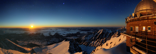 Nacht auf der Lomnitzer Spitze