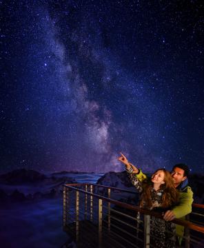 Nacht auf der Lomnitzer Spitze