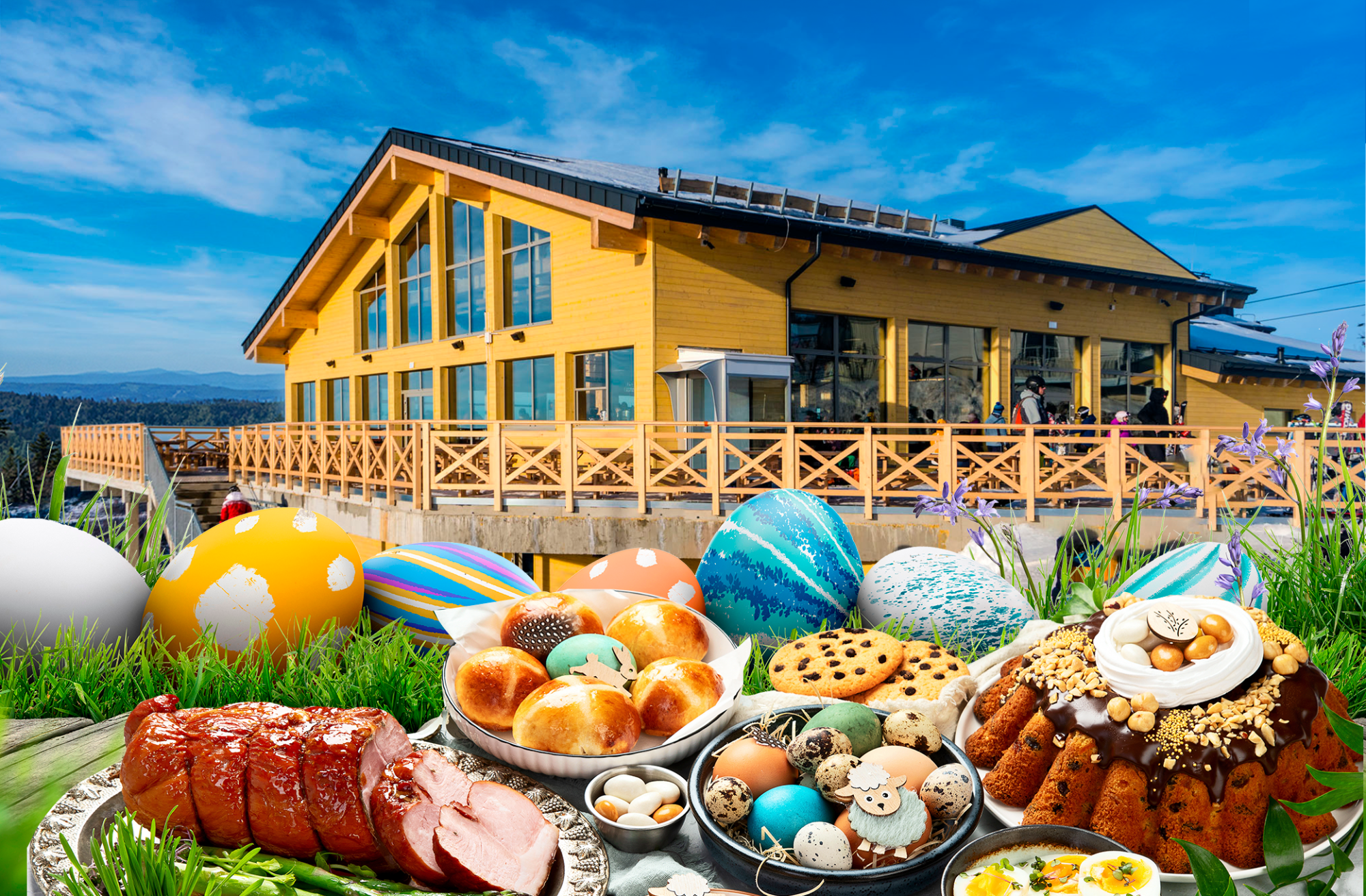 EASTER BRUNCH AT THE KUFLONKA RESTAURANT