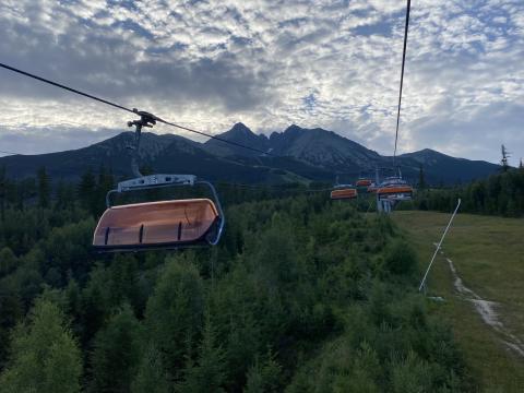 Abendessen unter den Sternen Skalnaté Pleso